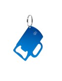Porte-Clés Ouvre Bouteille Éco-responsable Personnalisé Berman Matières : aluminium recyclé  Couleurs : argenté accessoire événe