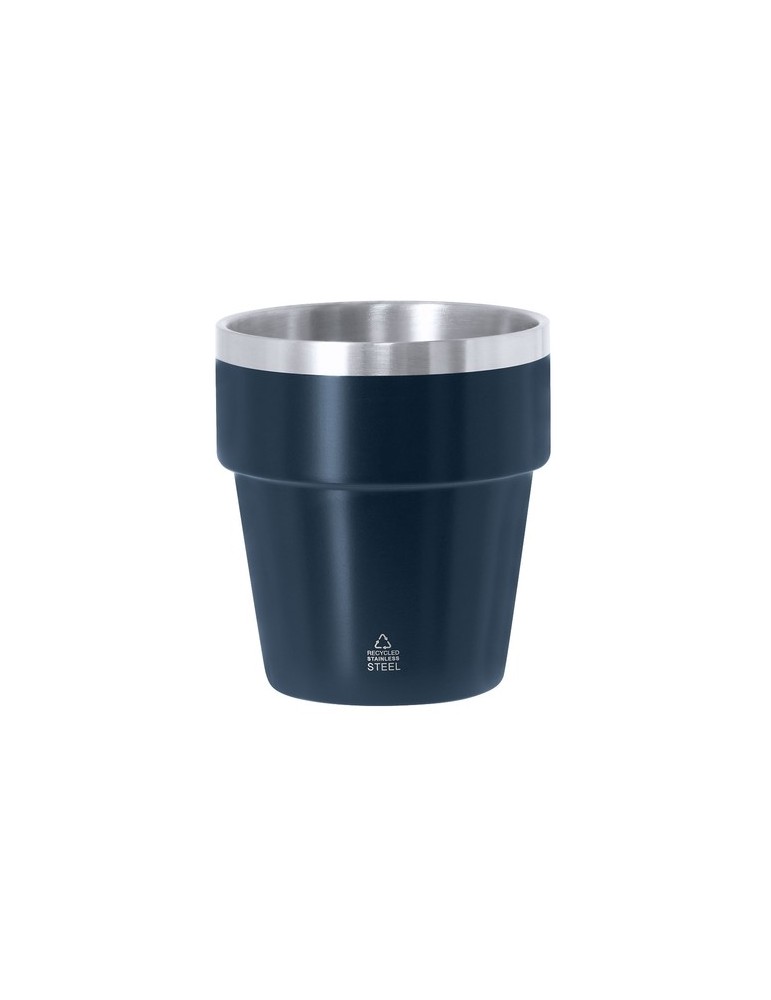Verre personnalisé  Mayden Couleurs : argenté Matières : acier inoxydable recyclé goodies personnalisé en stock