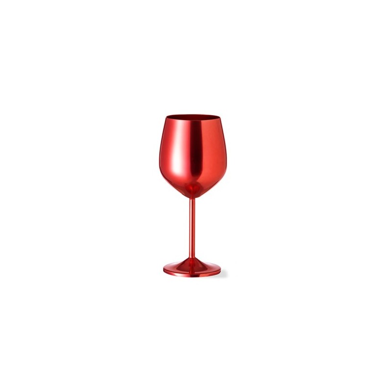 Verre à Vin Personnalisé Éco-responsable - Arlene Matières : aluminium Couleurs : rouge personnalisable avec votre logo