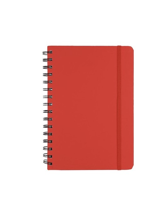 Cahier pratique Pusik Couleurs : bleu Matières : PU recyclé objet promo petit budget