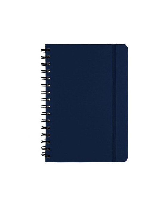 Cahier pratique Pusik Couleurs : bleu marine Matières : PU recyclé impression haute définition