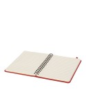 Cahier pratique Pusik Couleurs : blanc Matières : PU recyclé objet promo petit budget