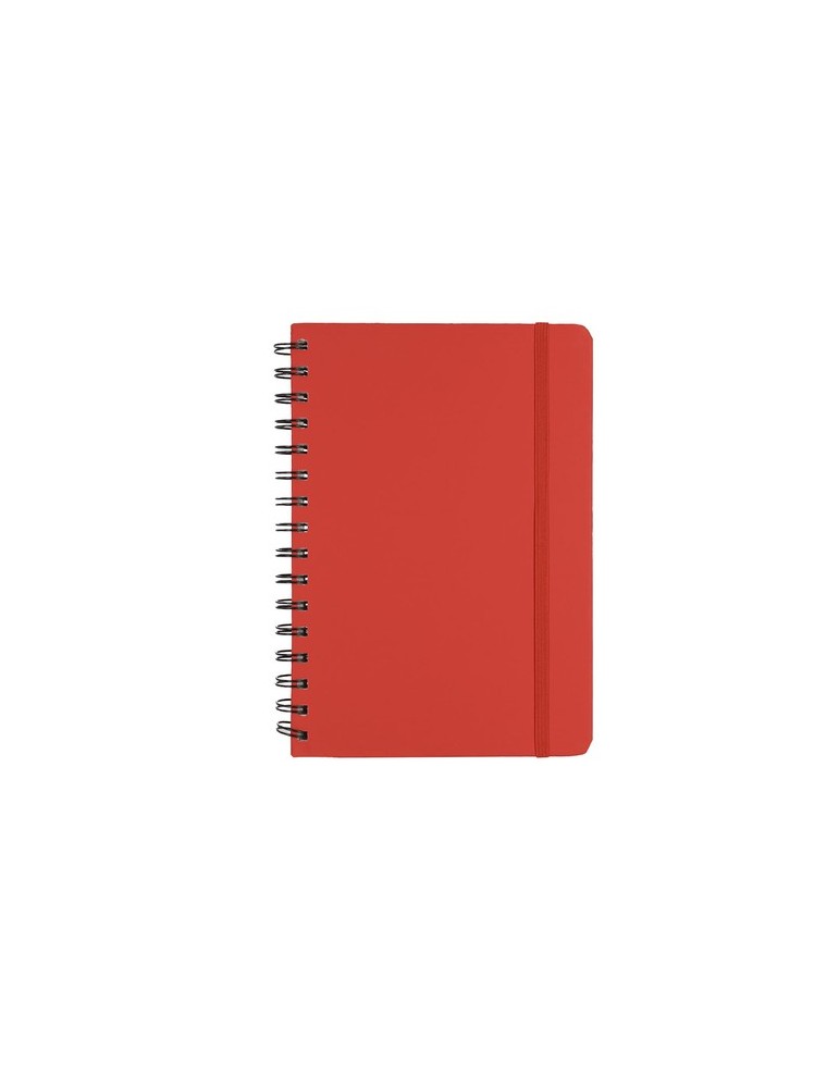 Cahier pratique Pusik Couleurs : blanc Matières : PU recyclé impression logo haute qualité