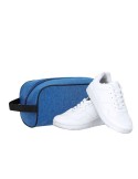Sac Pratique à Chaussures Tornon Couleurs : gris Matières : polyester recyclé impression logo haute qualité