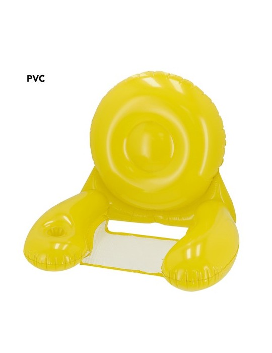 Fauteuil confortable Kokoro Matières : PVC Couleurs : jaune impression haute définition