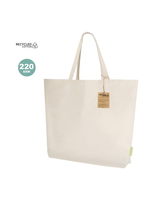 Sac pratique Todar Matières : coton recyclé Couleurs : naturel personnalisable avec votre logo