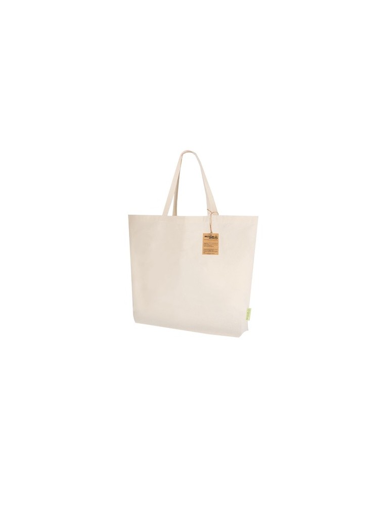 Sac pratique Todar Matières : coton recyclé Couleurs : naturel cadeau entreprise pas cher