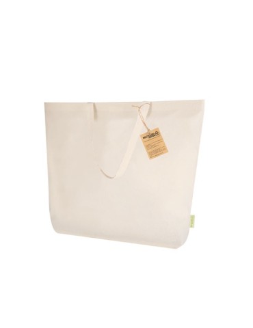 Sac pratique Todar Matières : coton recyclé Couleurs : naturel goodies publicitaire événementiel