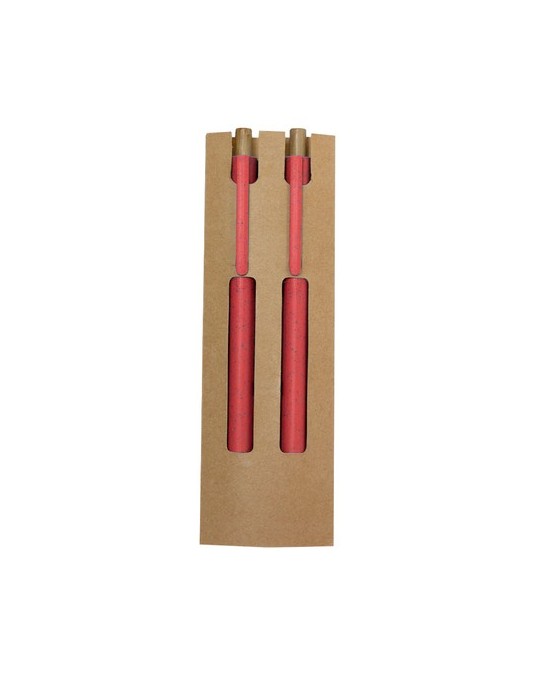 Set pratique personnalisé Okafor Matières : ABS Couleurs : rouge cadeau entreprise pas cher