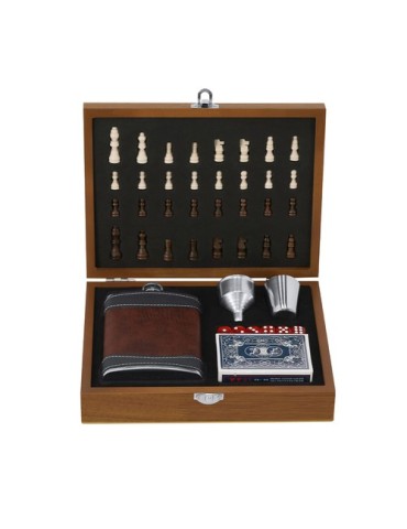 Set de Flacons Pratiques Menzie Matières : bois Couleurs : naturel