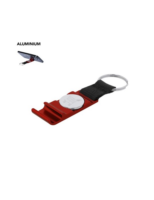 Porte-Clés Support Monnaie Pratique Nevin Matières : aluminium Couleurs : noir marquage laser ultra précis