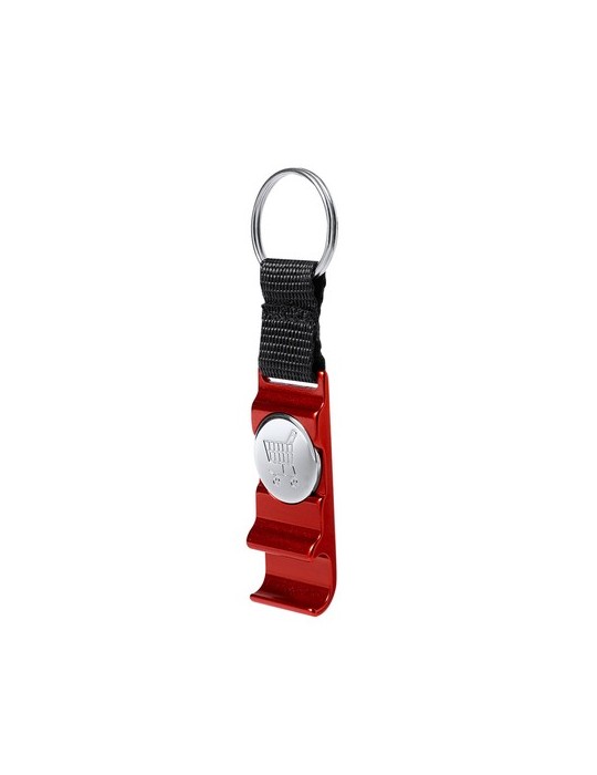 Porte-Clés Support Monnaie Pratique Nevin Matières : aluminium Couleurs : noir personnalisation rapide en France