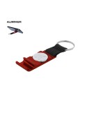 Porte-Clés Support Monnaie Pratique Nevin Matières : aluminium Couleurs : argenté objet promotionnel éco-responsable