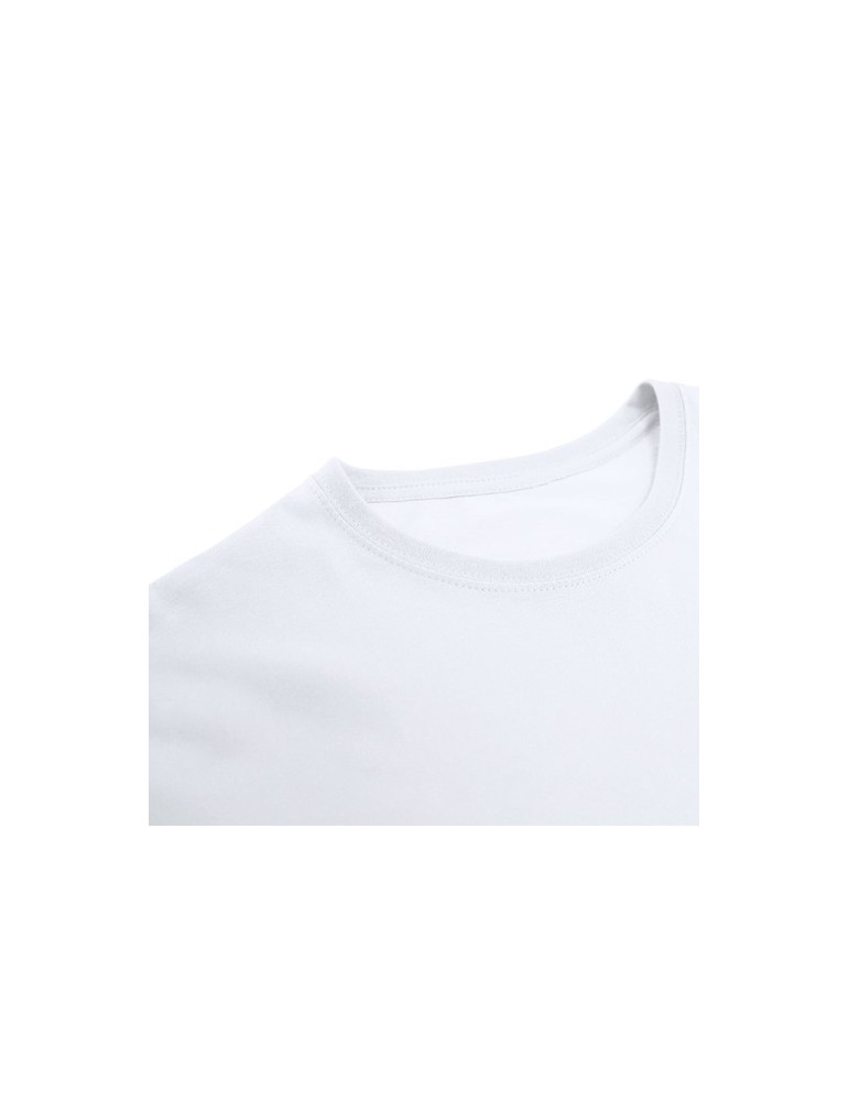 T-Shirt Blanc Adulte Confortable Perkins Matières : coton Taille textile : XS Couleurs : blanc personnalisation rapide en France