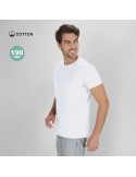 T-Shirt Blanc Adulte Confortable Perkins Matières : coton Taille textile : L Couleurs : blanc cadeau collaborateur premium