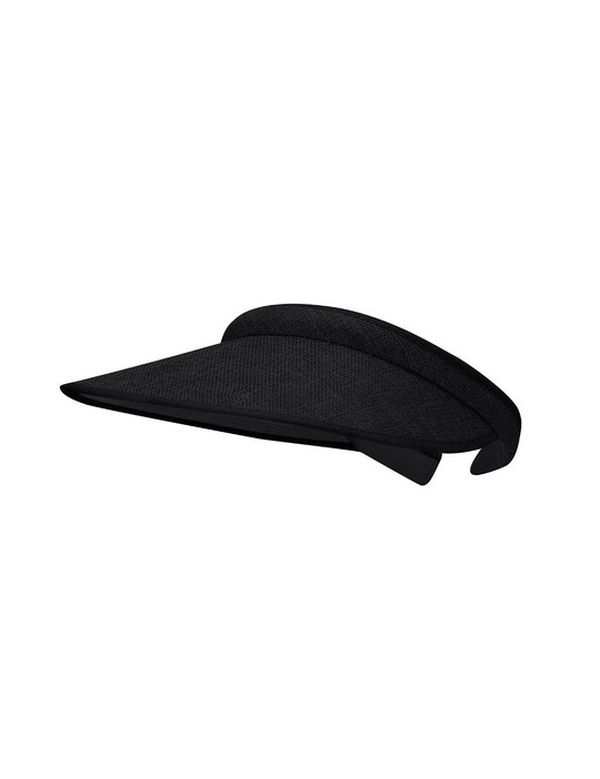 Visière chic Varmin Matières : polyester Couleurs : noir personnalisable avec votre logo