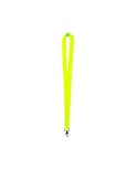 Lanyard publicitaire personnalisé Cofmil Matières : polyester Couleurs : jaune fluo goodies publicitaire événementiel