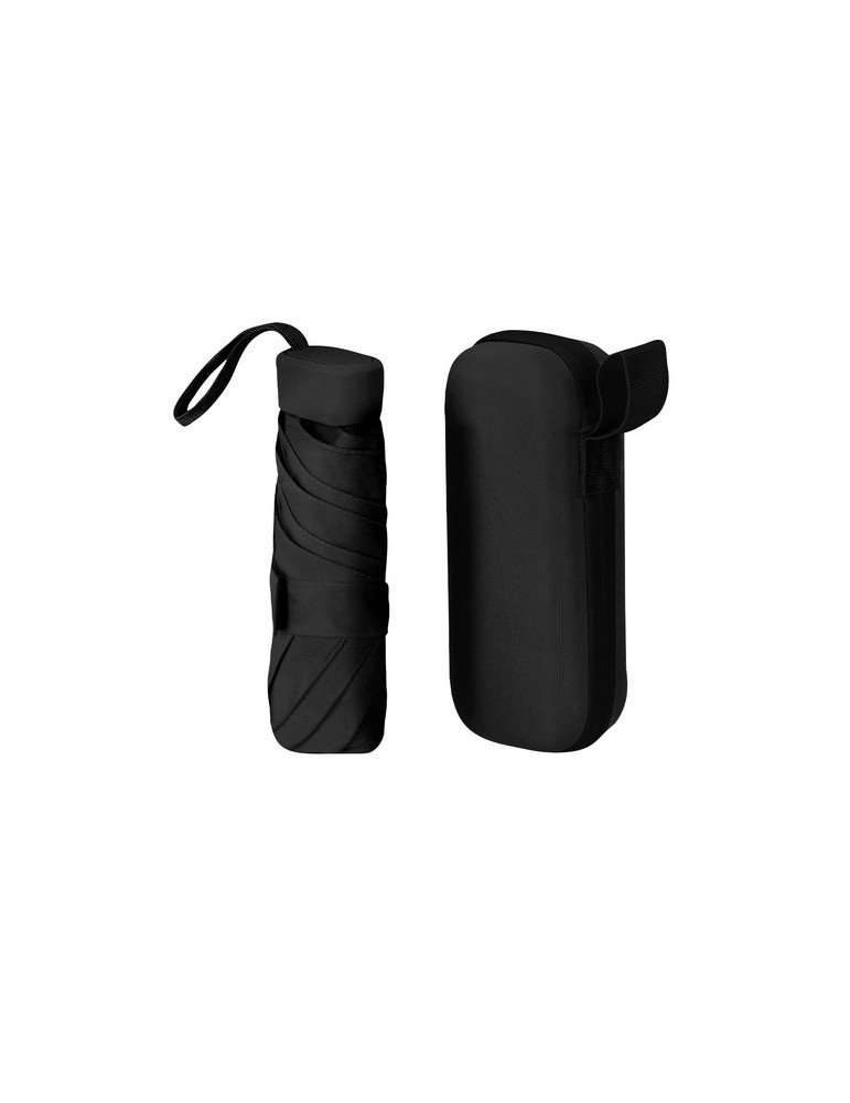 Parapluie publicitaire pliable Ottis Matières : polyester Couleurs : noir