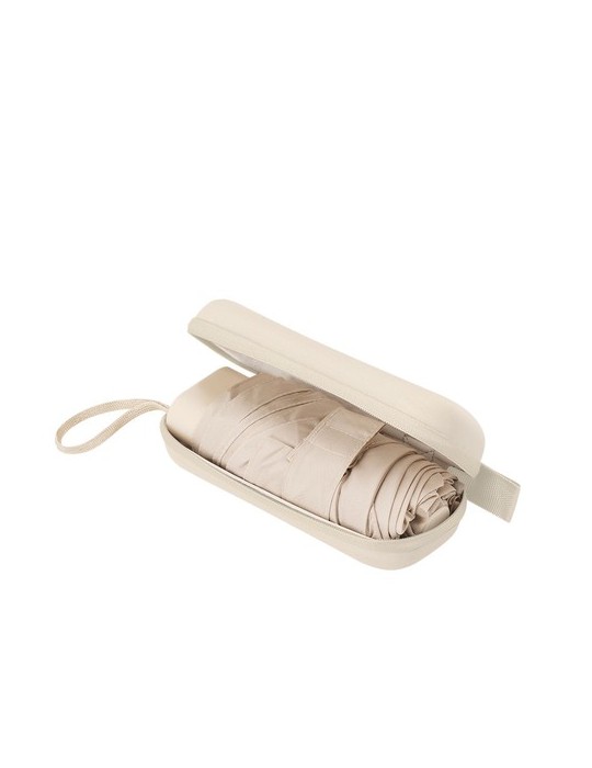 Parapluie publicitaire pliable Ottis Matières : polyester Couleurs : noir cadeau collaborateur premium