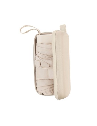 Parapluie publicitaire pliable Ottis Matières : polyester Couleurs : naturel cadeau client original
