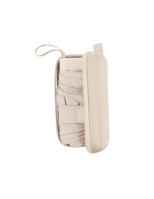 Parapluie publicitaire pliable Ottis Matières : polyester Couleurs : naturel cadeau client original