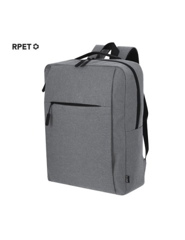 Sac à Dos personnalisé  Maxtry Couleurs : gris Matières : polyester recyclé 2