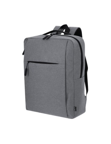 Sac à Dos personnalisé  Maxtry Couleurs : gris Matières : polyester recyclé objet promotionnel éco-responsable