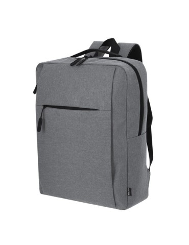Sac à Dos personnalisé  Maxtry Couleurs : noir Matières : polyester recyclé personnalisation sur mesure