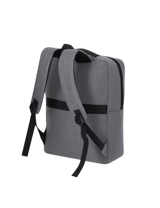 Sac à Dos personnalisé  Maxtry Couleurs : bleu marine Matières : polyester recyclé personnalisation rapide en France
