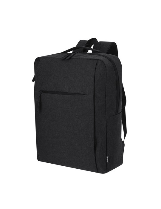 Sac à Dos personnalisé  Maxtry Couleurs : bleu marine Matières : polyester recyclé cadeau affaires élégant