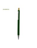 Stylo publicitaire personnalisé Zukry Matières : bambou Couleurs : blanc accessoire événementiel unique
