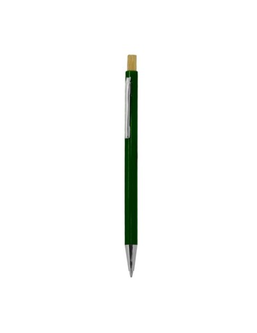 Stylo publicitaire personnalisé Zukry Matières : bambou Couleurs : blanc objet promotionnel éco-responsable