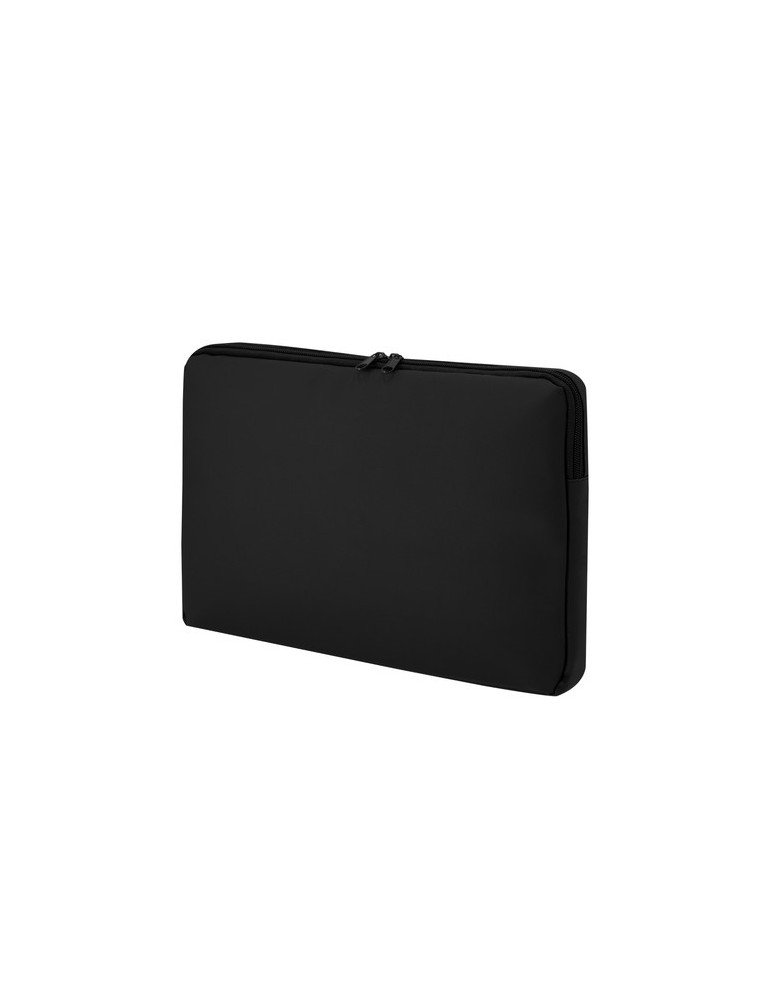 Housse personnalisée pour ordinateur portable Pravesh Matières : PU Couleurs : bleu marine objet publicitaire robuste