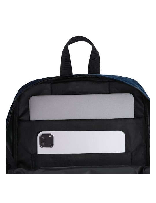 Sac à Dos  personnalisable Necco Couleurs : bleu marine Matières : polyester recyclé goodies personnalisé en stock