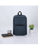 Sac à Dos  personnalisable Necco Couleurs : noir Matières : polyester recyclé objet promo petit budget