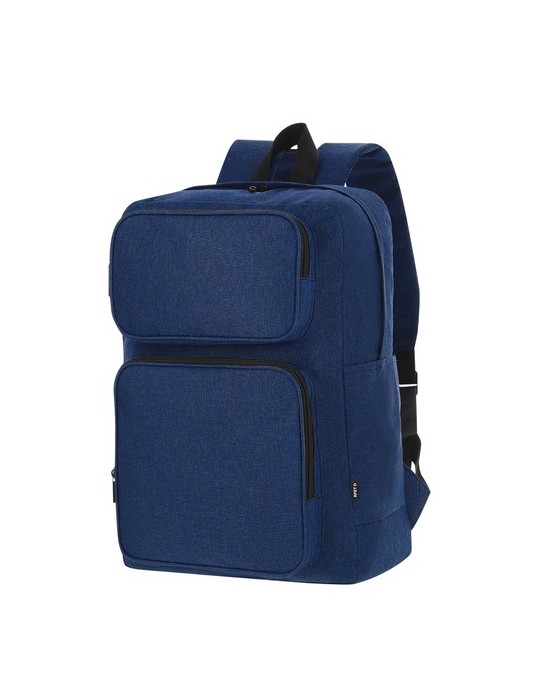 Sac à Dos  personnalisable Necco Couleurs : noir Matières : polyester recyclé marquage laser ultra précis