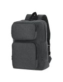 Sac à Dos  personnalisable Necco Couleurs : noir Matières : polyester recyclé cadeau collaborateur premium