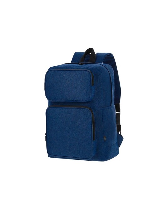Sac à Dos  personnalisable Necco Couleurs : gris Matières : polyester recyclé objet promotionnel éco-responsable
