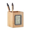 Porte-stylo  en bambou - MANILA Matières : bambou Couleurs : bois cadeau entreprise pas cher