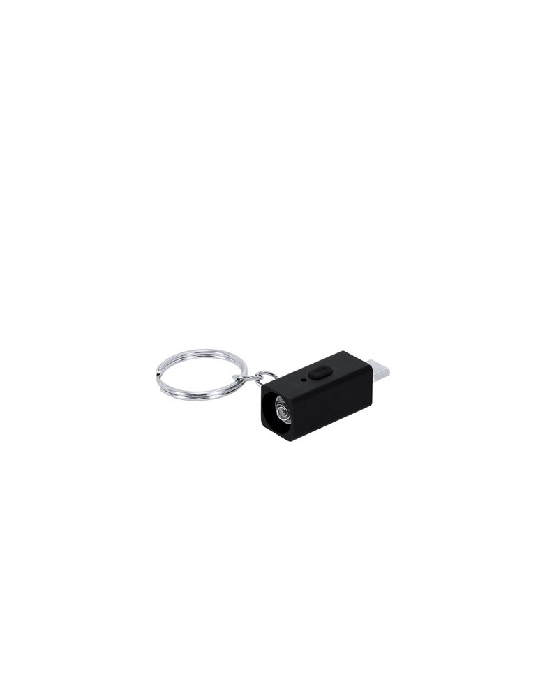 Briquet Électrique Personnalisé Porte-Clés Parris Matières : aluminium Couleurs : noir