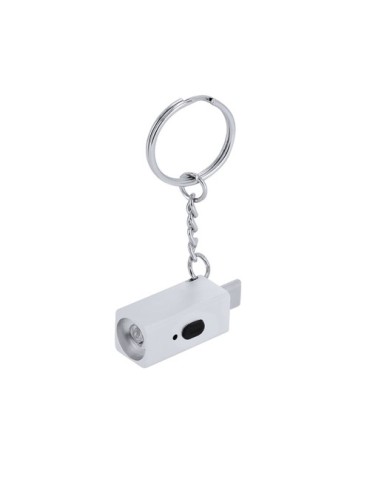 Briquet Électrique Personnalisé Porte-Clés Parris Matières : aluminium Couleurs : noir marquage laser ultra précis