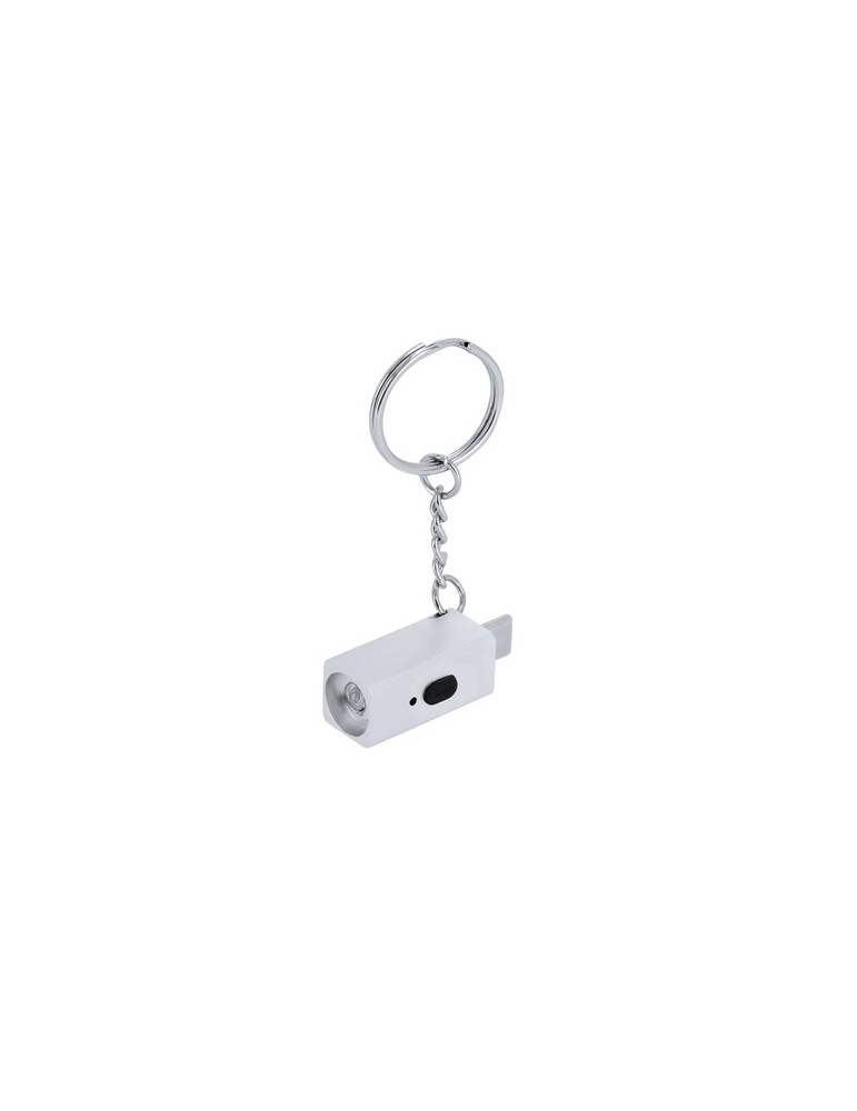 Briquet Électrique Personnalisé Porte-Clés Parris Matières : aluminium Couleurs : noir marquage laser ultra précis