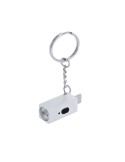Briquet Électrique Personnalisé Porte-Clés Parris Matières : aluminium Couleurs : noir marquage laser ultra précis