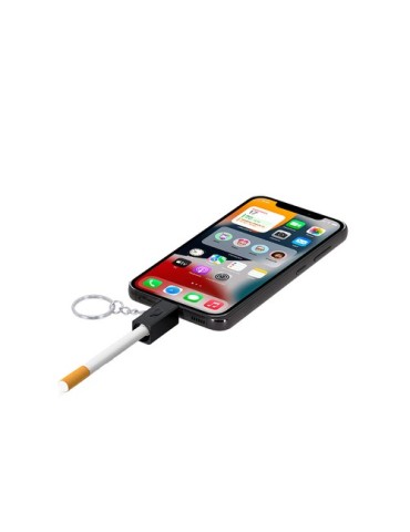 Briquet Électrique Personnalisé Porte-Clés Parris Matières : aluminium Couleurs : noir objet promotionnel éco-responsable