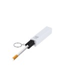 Briquet Électrique Personnalisé Porte-Clés Parris Matières : aluminium Couleurs : noir cadeau collaborateur premium