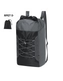 Sac à Dos Pliable Éco-responsable Xeblaz Matières : ripstop Couleurs : noir personnalisable avec votre logo
