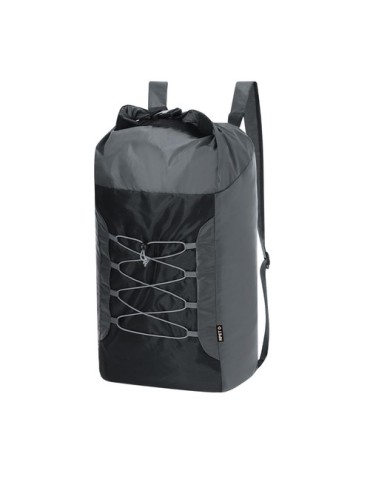 Sac à Dos Pliable Éco-responsable Xeblaz Matières : ripstop Couleurs : noir cadeau entreprise pas cher