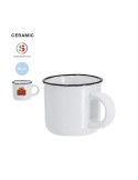 Tasse personnalisée de sublimation Monbeik Matières : céramique Couleurs : noir personnalisable avec votre logo