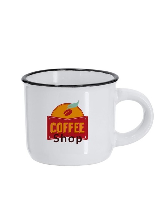 Tasse personnalisée de sublimation Monbeik Matières : céramique Couleurs : noir goodies publicitaire événementiel