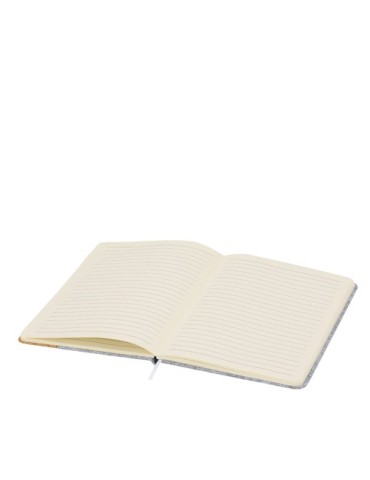 Bloc Notes Publicitaire Éco-responsable Driscol Matières : liège Couleurs : gris foncé cadeau collaborateur premium